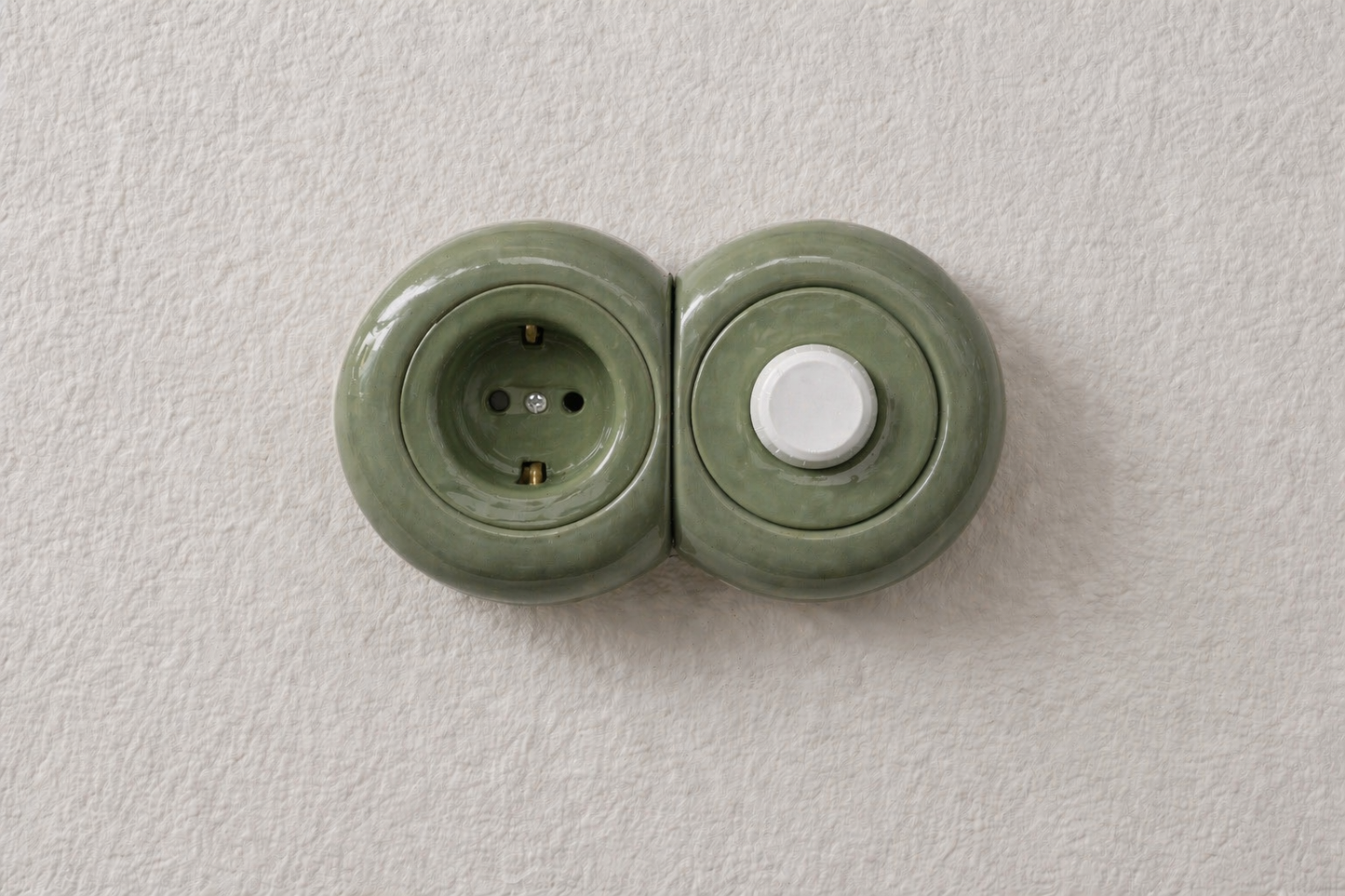 AURU 2'li Priz+Dimmer