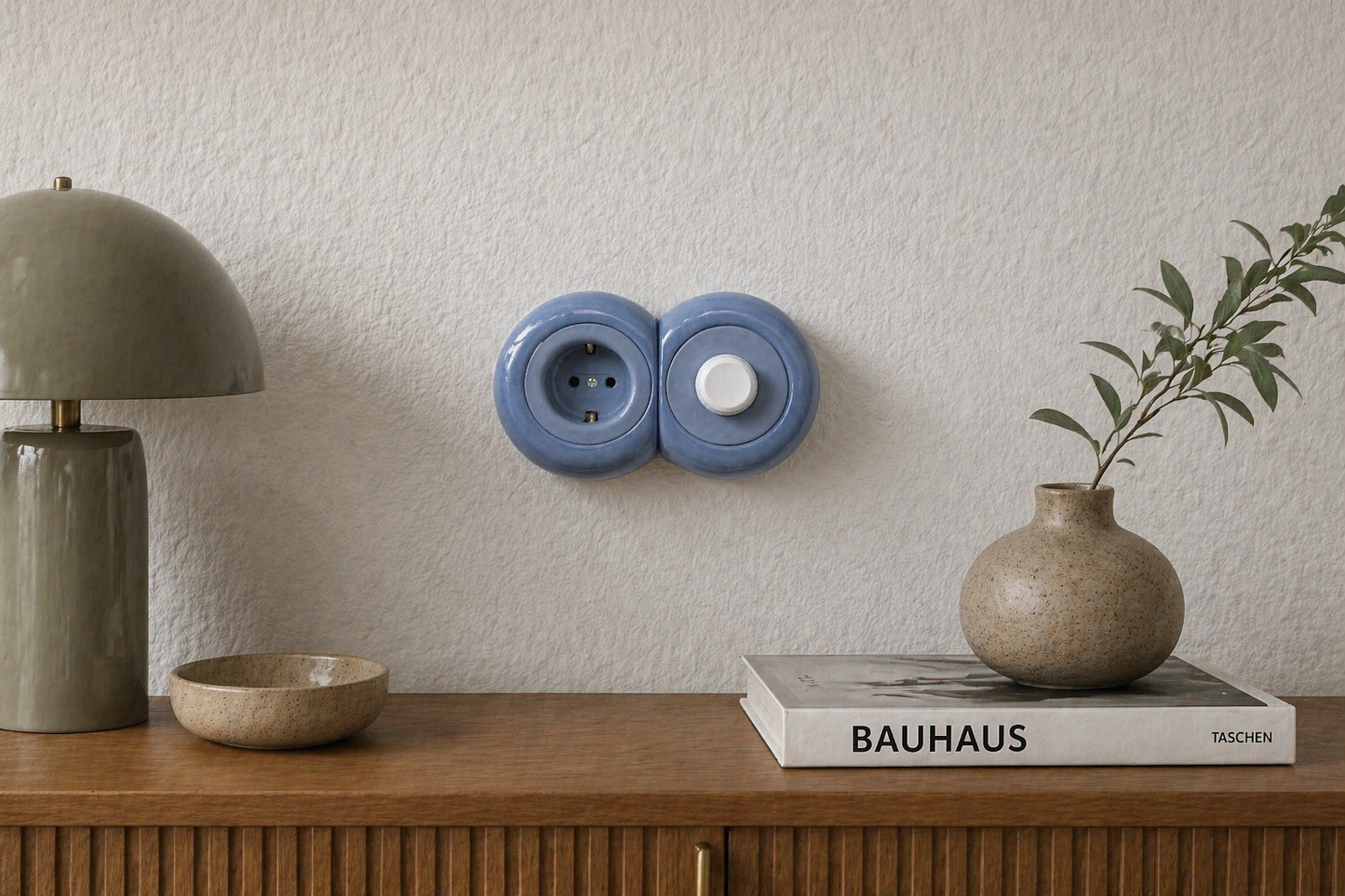 AURU 2'li Priz+Dimmer