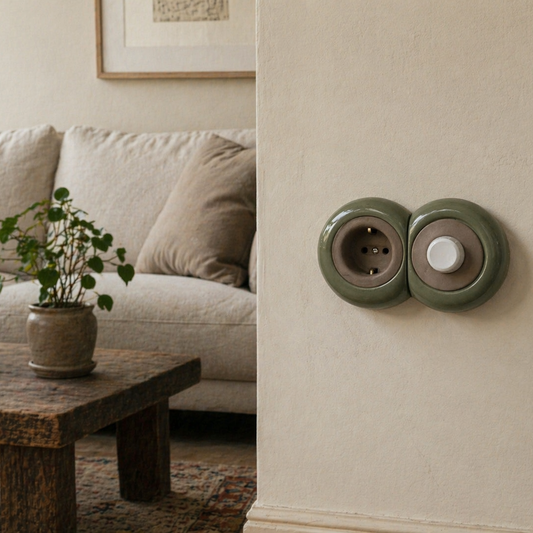 AURU 2'li Priz+Dimmer
