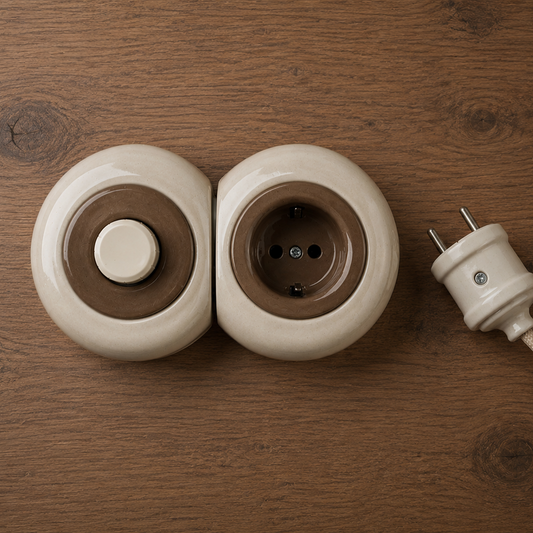 AURU 2'li Priz+Dimmer