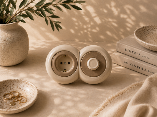 AURU 2'li Priz+Dimmer