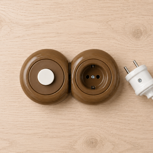 AURU 2'li Priz+Dimmer