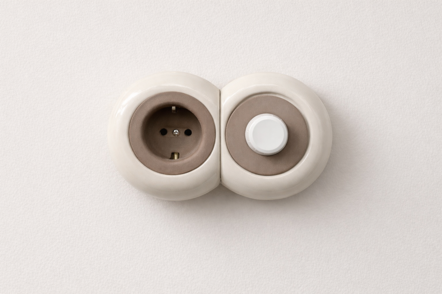 AURU 2'li Priz+Dimmer